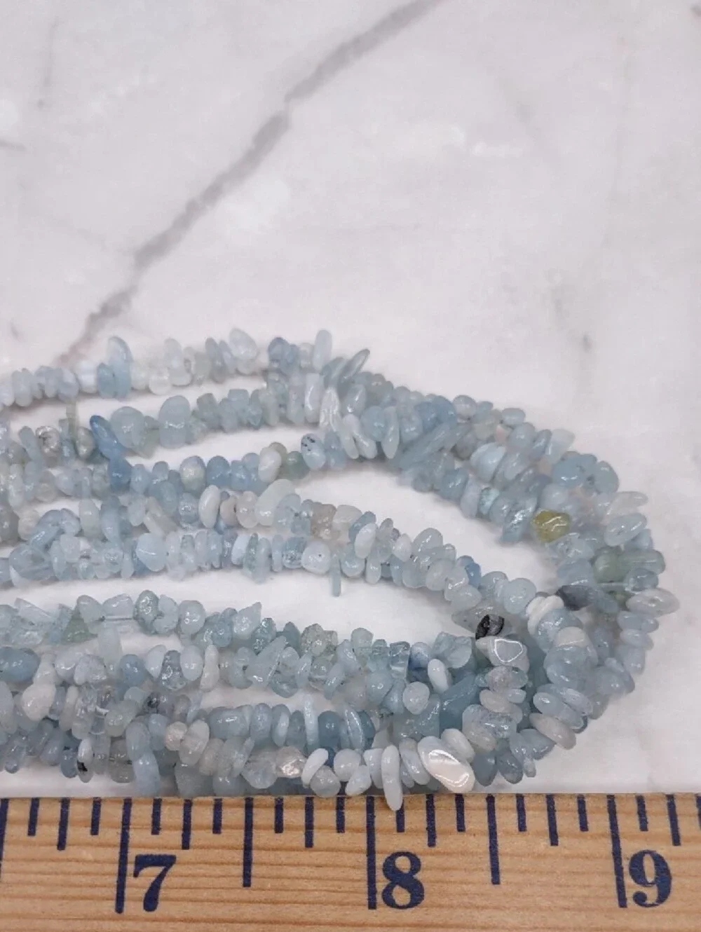 Jay King Multi-Strand Aquamarine Chip Gemstone Necklace